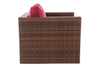 Fauteuil Tibera robijnrood (3)