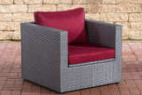 Fauteuil Tibera robijnrood (7)