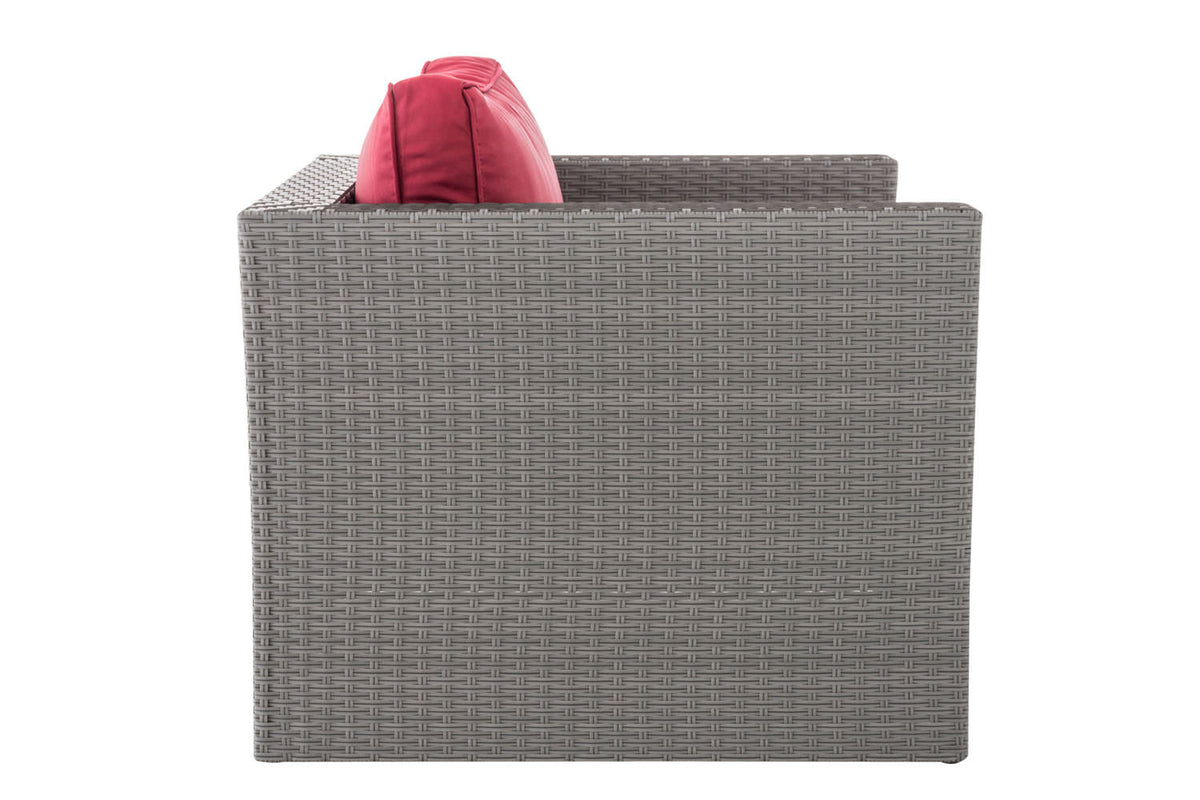 Fauteuil Tibera robijnrood (9)