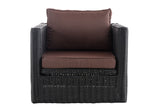Fauteuil Tibera 5mm terrabruin (2)