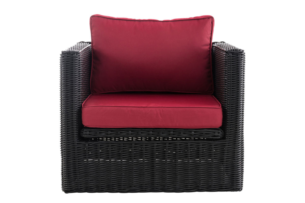 Fauteuil Tibera 5mm robijnrood (2)