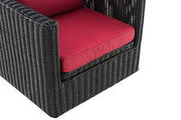 Fauteuil Tibera 5mm robijnrood (4)