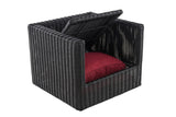 Fauteuil Tibera 5mm robijnrood (5)