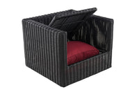 Fauteuil Tibera 5mm robijnrood (5)