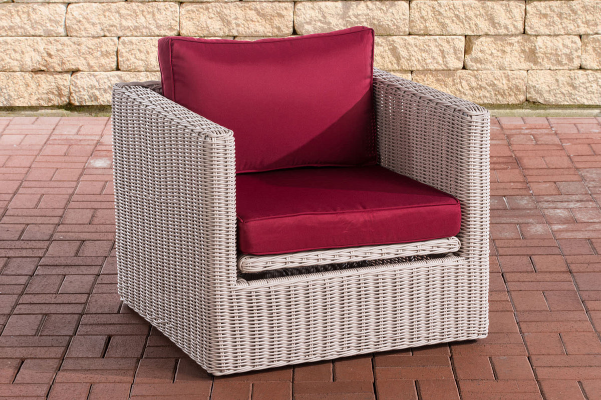 Fauteuil Tibera 5mm robijnrood (6)