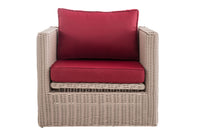 Fauteuil Tibera 5mm robijnrood (7)