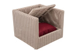 Fauteuil Tibera 5mm robijnrood (10)