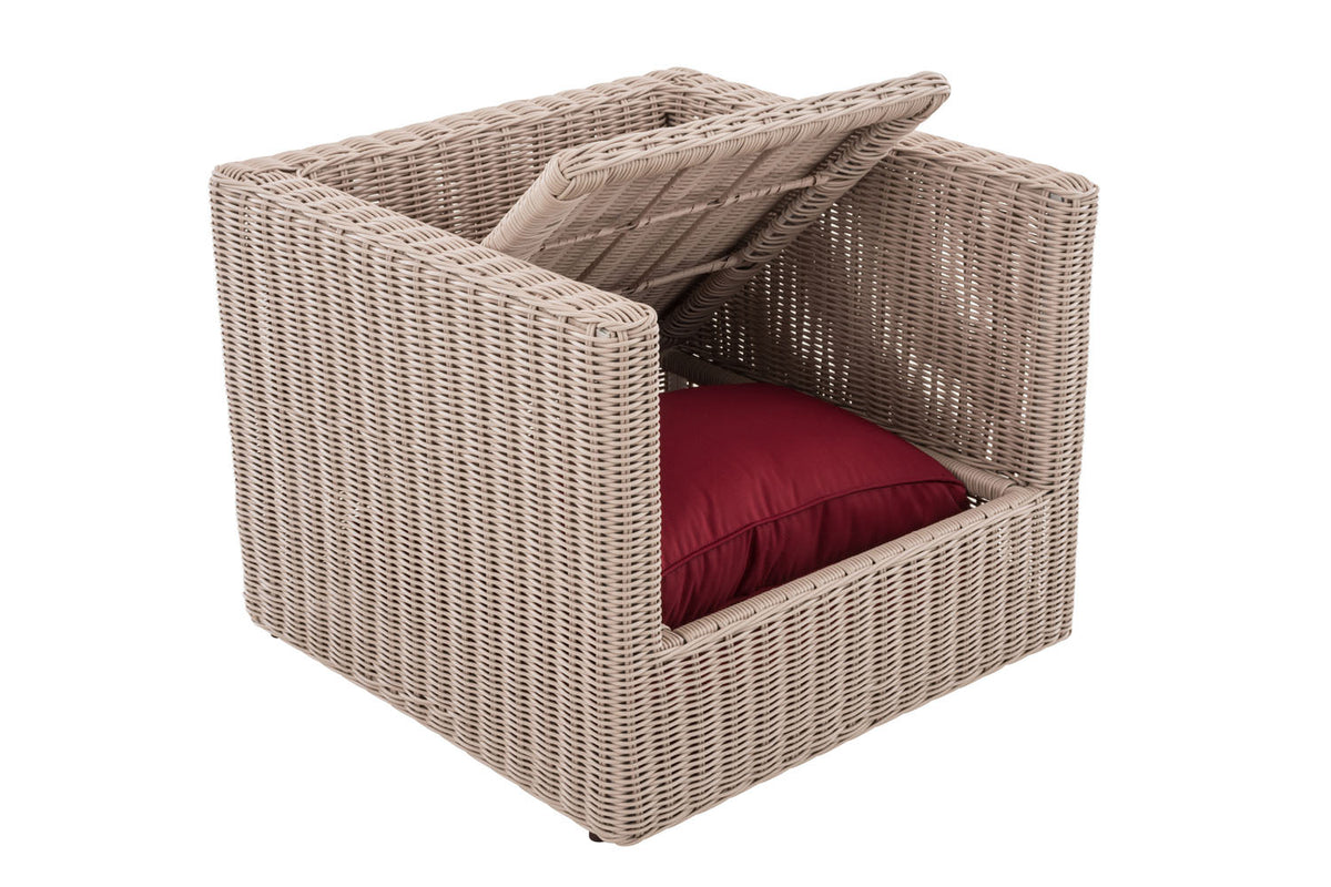 Fauteuil Tibera 5mm robijnrood (10)