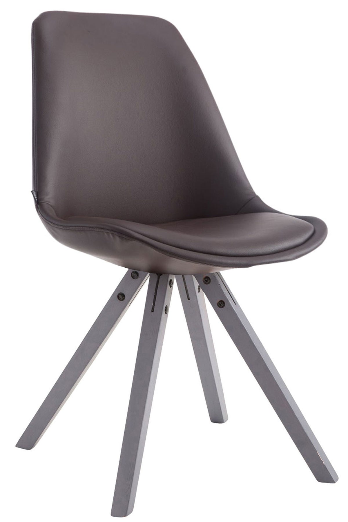 Bezoekersstoel Laval Square grijs (2)