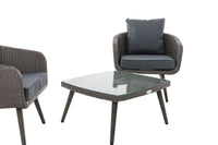 Balkonset Ameland plat rotan ijzergrijs 45 cm (donkergrijs) (7)