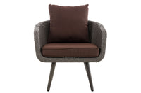 Fauteuil Ameland plat terrabruin 40 cm (donkergrijs) (8)