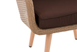 Fauteuil Ameland plat terrabruin 40 cm (lichtbruin) (5)