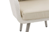Fauteuil Ameland plat crèmewit 40 cm (lichtgrijs) (5)