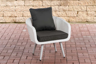 Fauteuil Ameland plat antraciet 40 cm (lichtgrijs)