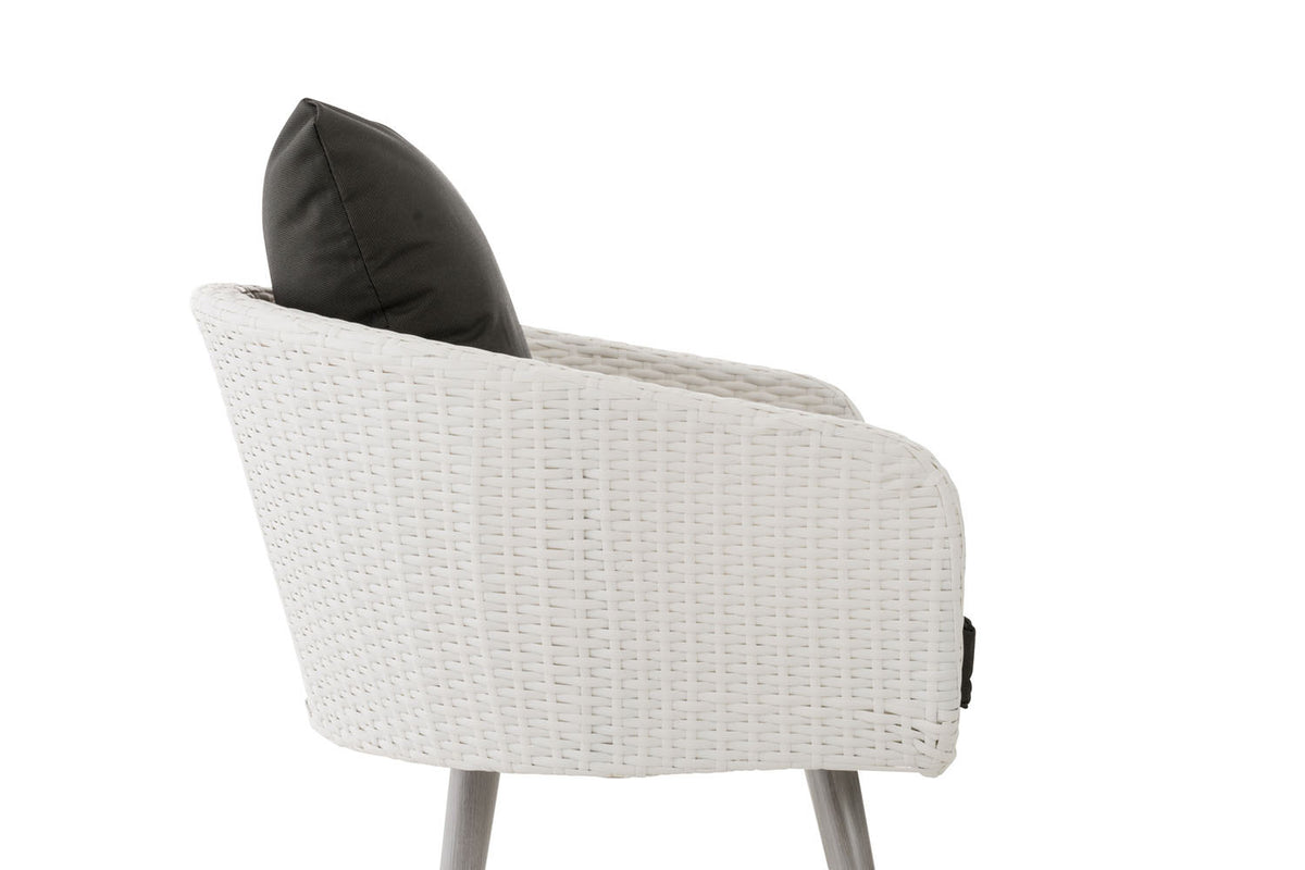 Fauteuil Ameland plat antraciet 40 cm (lichtgrijs) (3)