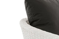 Fauteuil Ameland plat antraciet 40 cm (lichtgrijs) (4)