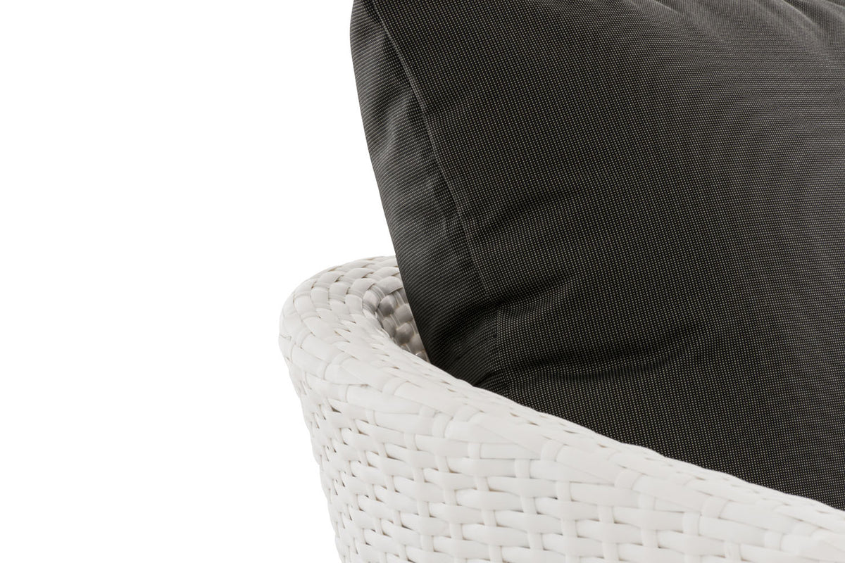 Fauteuil Ameland plat antraciet 40 cm (lichtgrijs) (4)