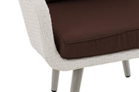 Fauteuil Ameland plat terrabruin 40 cm (lichtgrijs) (5)