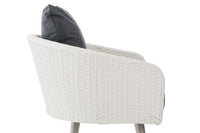 Fauteuil Ameland plat ijzergrijs 40 cm (lichtgrijs) (3)