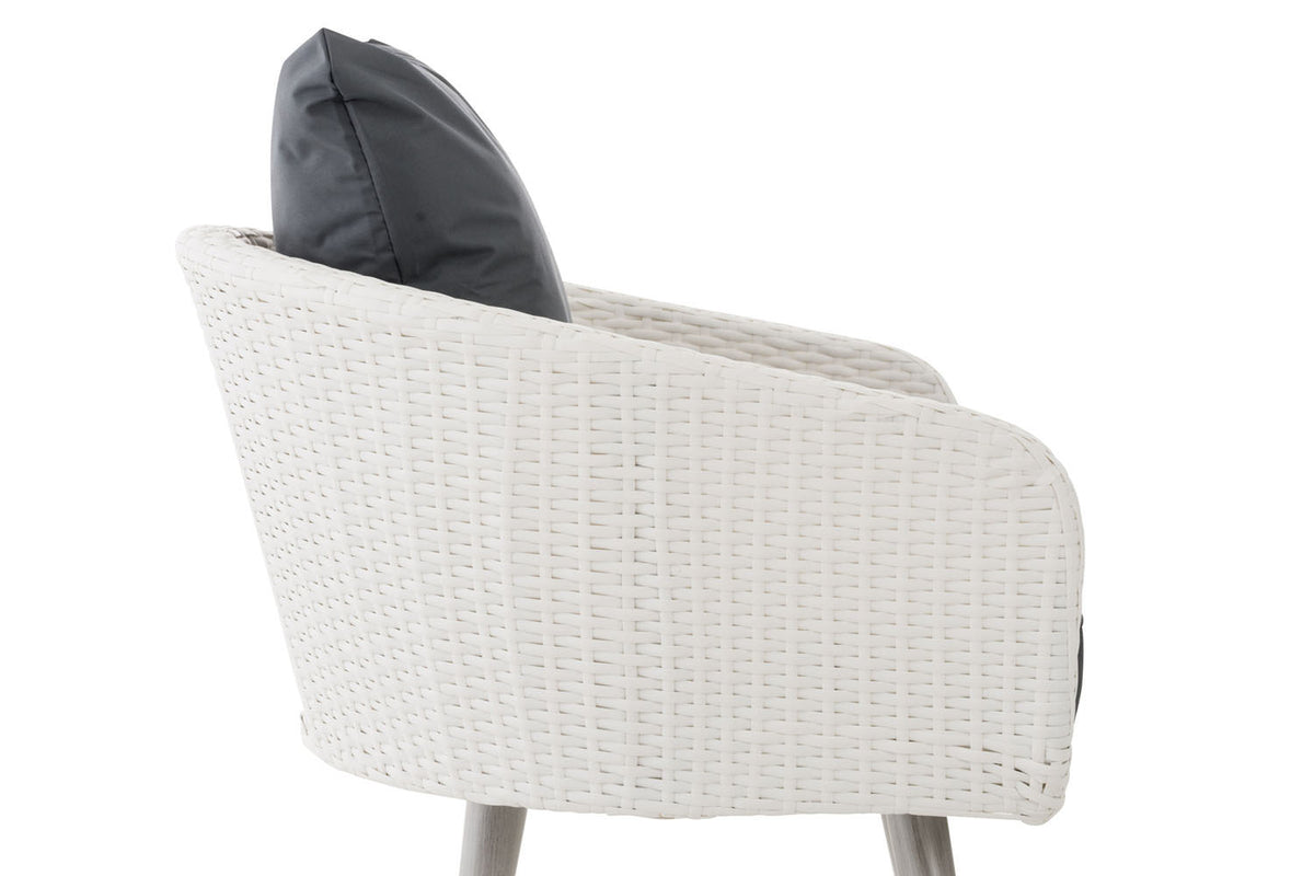 Fauteuil Ameland plat ijzergrijs 40 cm (lichtgrijs) (3)
