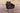 Fauteuil Ameland plat terrabruin 40 cm (donkergrijs)