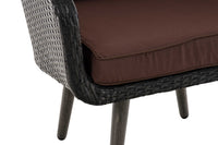 Fauteuil Ameland plat terrabruin 40 cm (donkergrijs) (5)