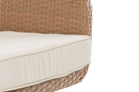 Fauteuil Ameland plat crèmewit 45 cm (lichtbruin) (6)
