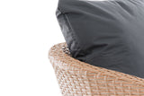 Fauteuil Ameland plat ijzergrijs 45 cm (lichtbruin) (4)