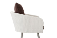 Fauteuil Ameland plat terrabruin 45 cm (lichtgrijs) (3)