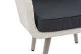 Fauteuil Ameland plat ijzergrijs 45 cm (lichtgrijs) (5)
