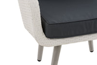 Fauteuil Ameland plat ijzergrijs 45 cm (lichtgrijs) (5)