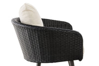 Fauteuil Ameland plat crèmewit 45 cm (donkergrijs) (3)