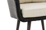 Fauteuil Ameland plat crèmewit 45 cm (donkergrijs) (5)