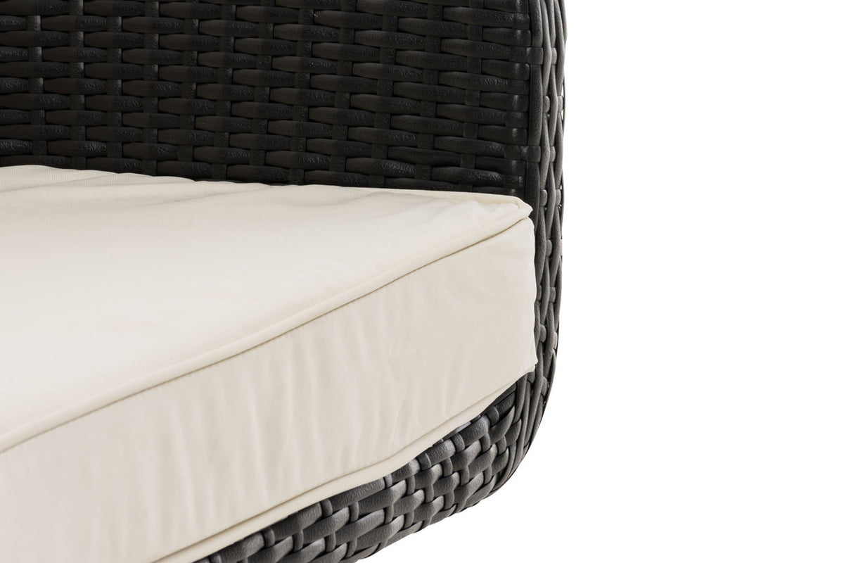 Fauteuil Ameland plat crèmewit 45 cm (donkergrijs) (6)