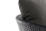 Fauteuil Ameland plat antraciet 45 cm (donkergrijs) (4)