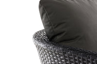 Fauteuil Ameland plat antraciet 45 cm (donkergrijs) (4)