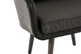 Fauteuil Ameland plat antraciet 45 cm (donkergrijs) (5)