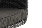 Fauteuil Ameland plat antraciet 45 cm (donkergrijs) (6)