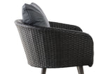 Fauteuil Ameland plat ijzergrijs 45 cm (donkergrijs) (3)