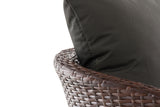 Fauteuil Ameland plat antraciet 45 cm (donkerbruin) (4)