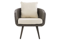 Fauteuil Ameland plat crèmewit 45 cm (donkergrijs) (8)