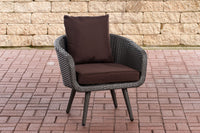 Fauteuil Ameland plat terrabruin 45 cm (donkergrijs) (7)