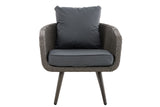 Fauteuil Ameland plat ijzergrijs 45 cm (donkergrijs) (8)
