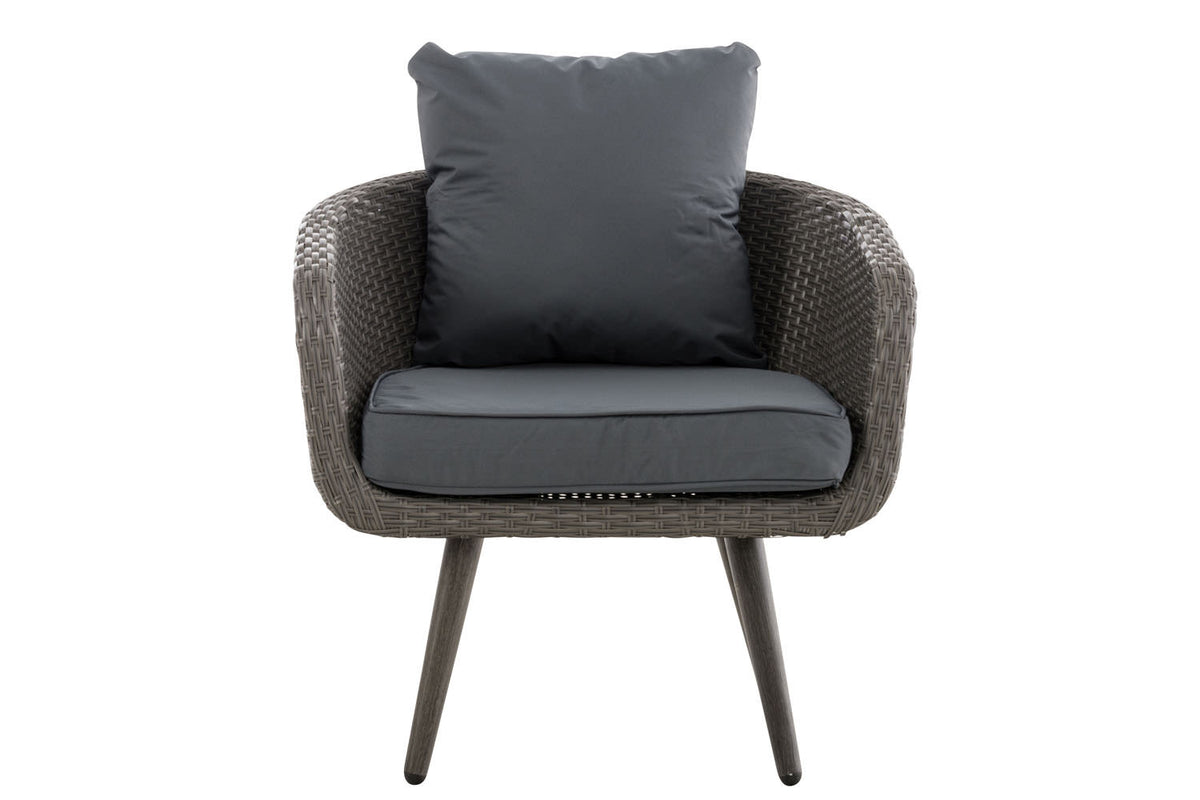 Fauteuil Ameland plat ijzergrijs 45 cm (donkergrijs) (8)