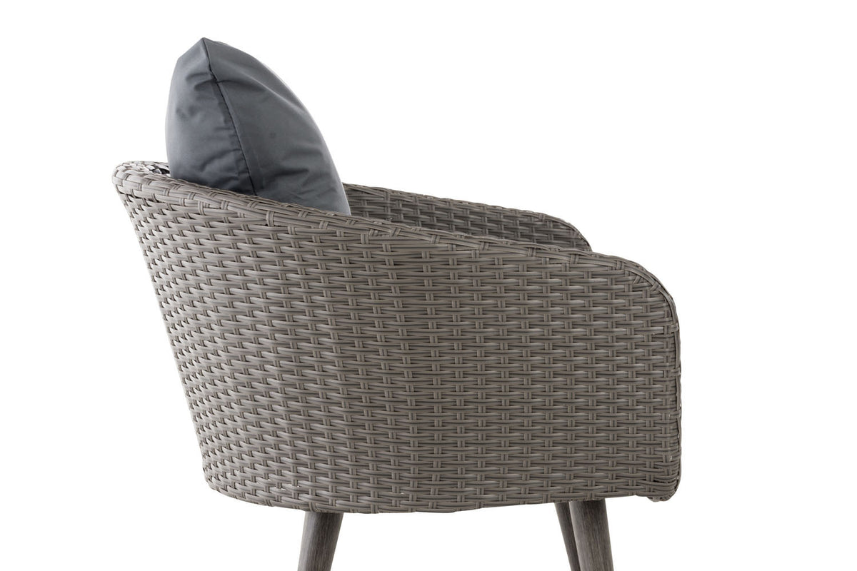 Fauteuil Ameland plat ijzergrijs 45 cm (donkergrijs) (9)