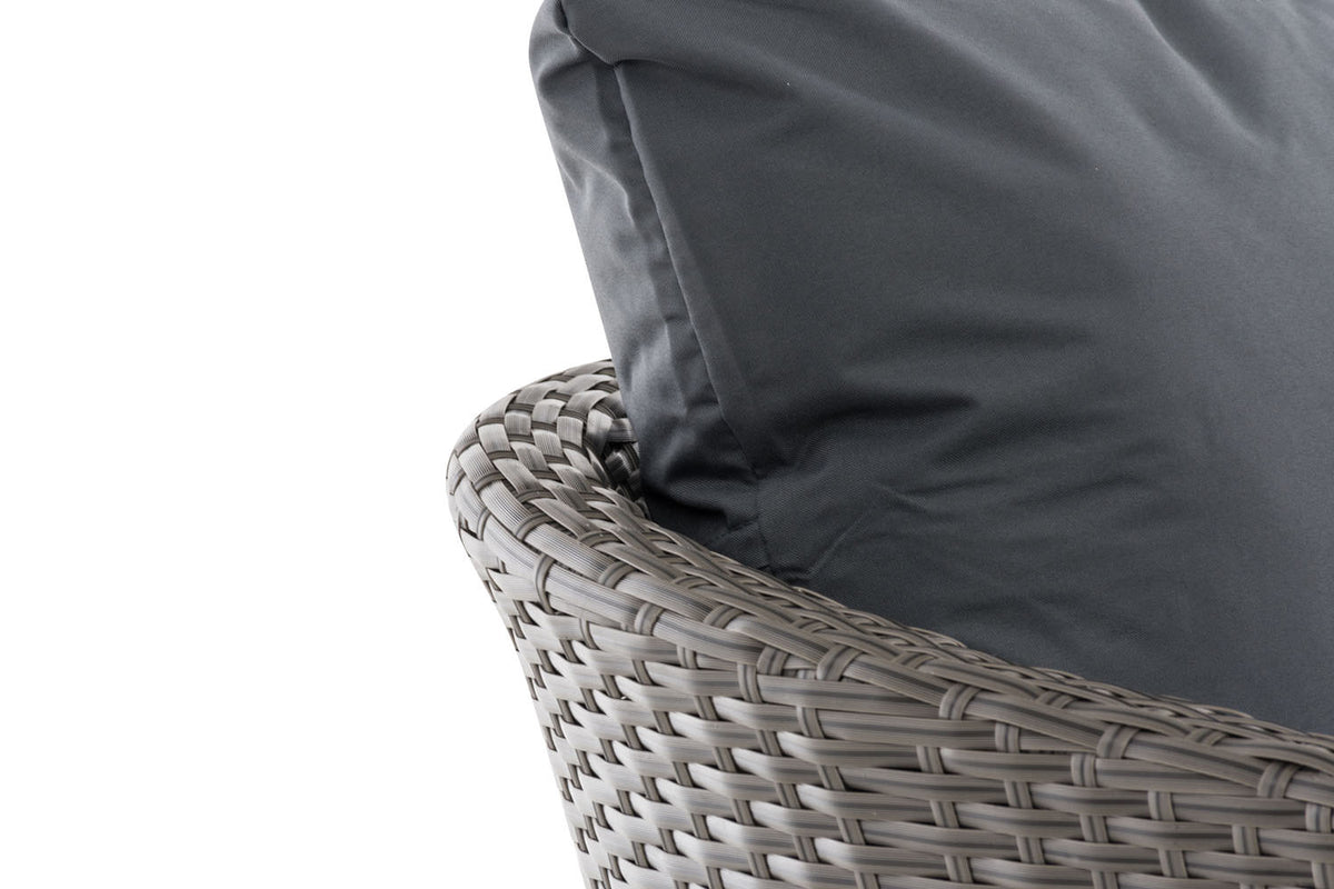 Fauteuil Ameland plat ijzergrijs 45 cm (donkergrijs) (10)
