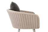 Fauteuil Ameland rond antraciet 40 cm (lichtgrijs) (3)