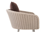 Fauteuil Ameland rond terrabruin 40 cm (lichtgrijs) (3)