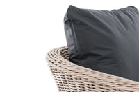 Fauteuil Ameland rond ijzergrijs 40 cm (lichtgrijs) (4)