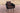 Fauteuil Ameland rond terrabruin 40 cm (donkergrijs)